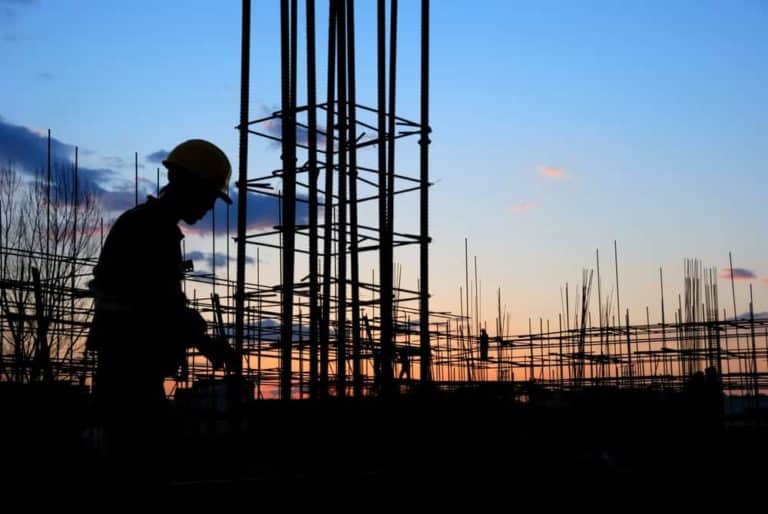 scaffolders at work